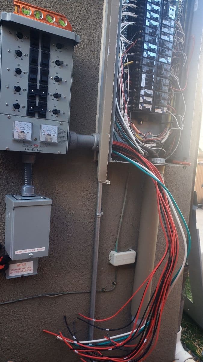 Manual Transfer Switch Installation image